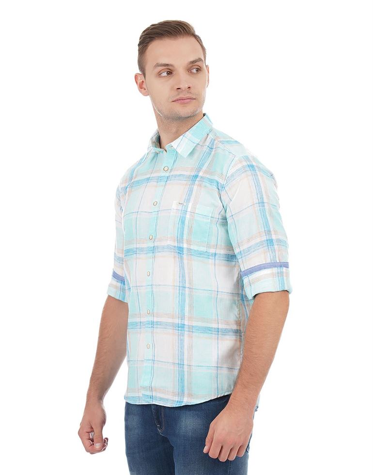 Pepe Jeans London Men Checkered Casual Wear Shirt